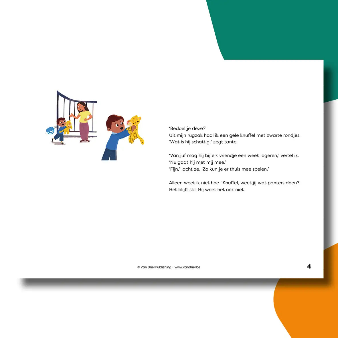 Ravi en de kleine panter | kamishibai vertelplaten