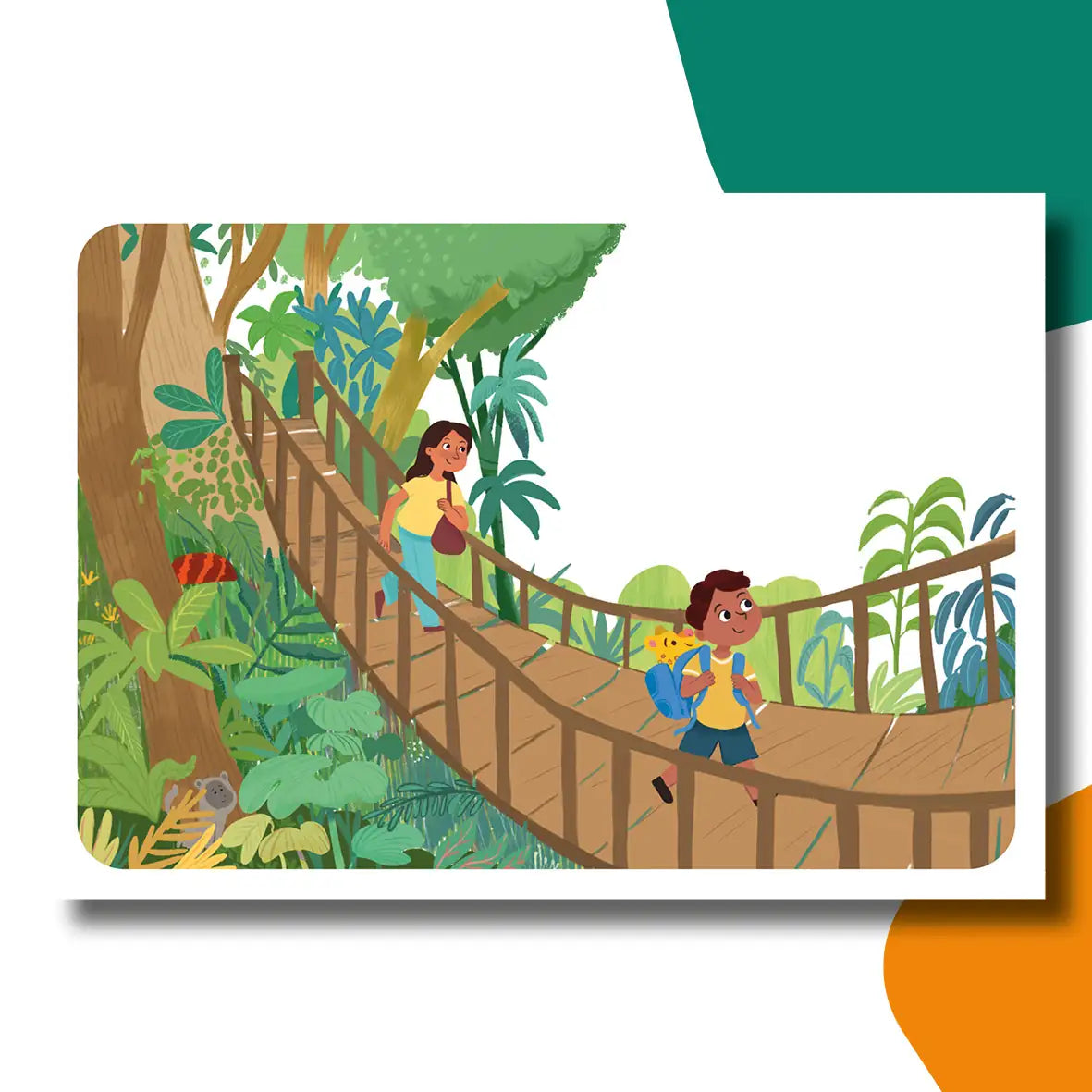 Ravi en de kleine panter | kamishibai vertelplaten