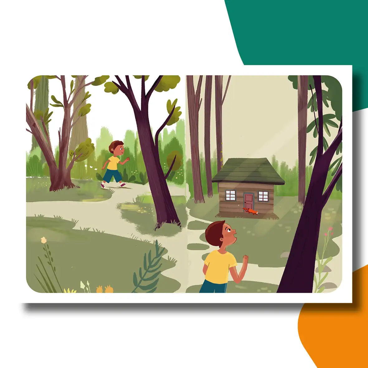 Ravi en de rode panda | kamishibai vertelplaten