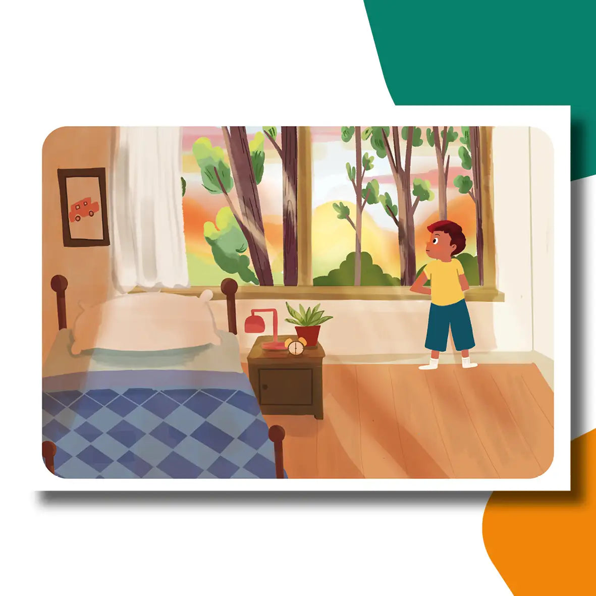 Ravi en de rode panda | kamishibai vertelplaten