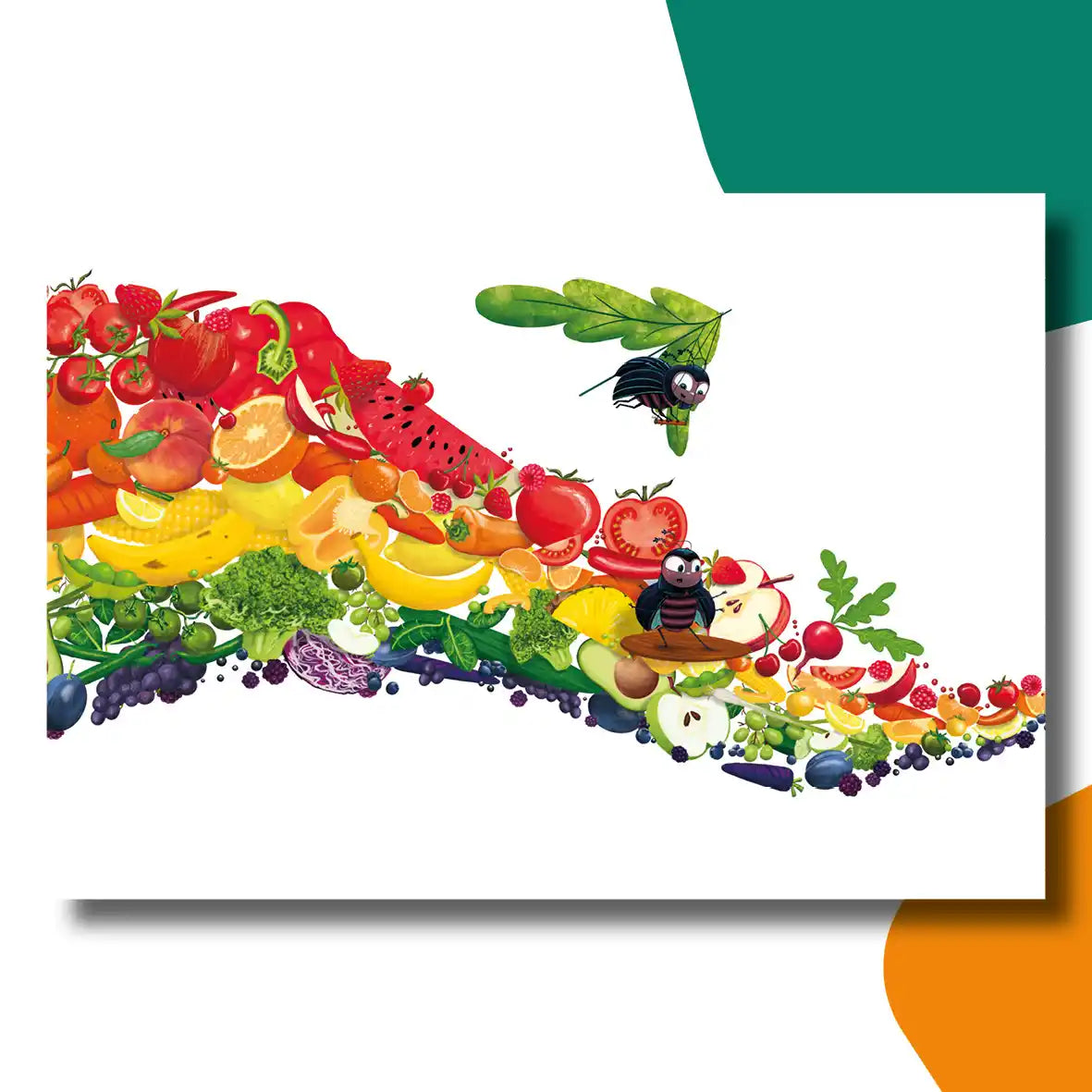 Regenboogdrol | Kamishibai vertelplaten