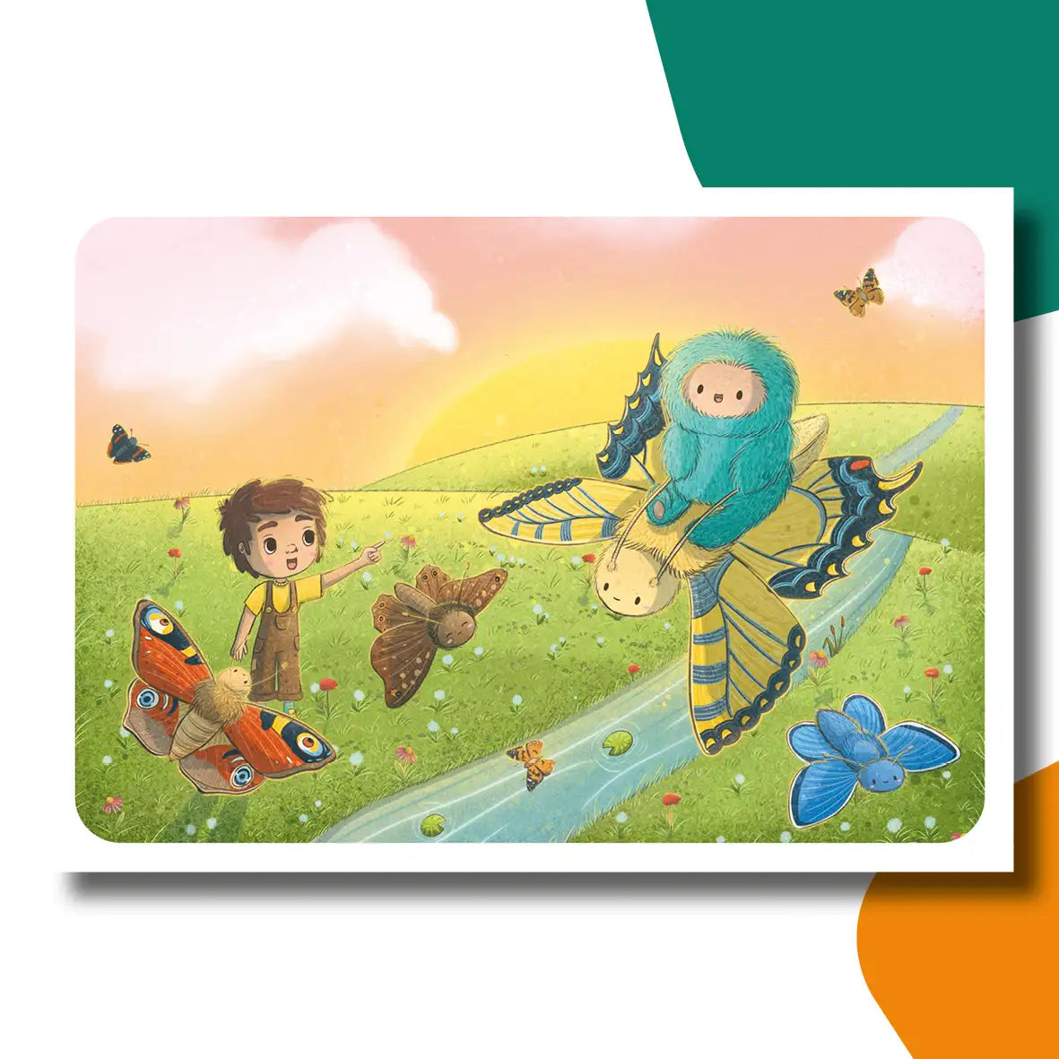 Willow & Warre laten alles lekker wild | kamishibai vertelplaten