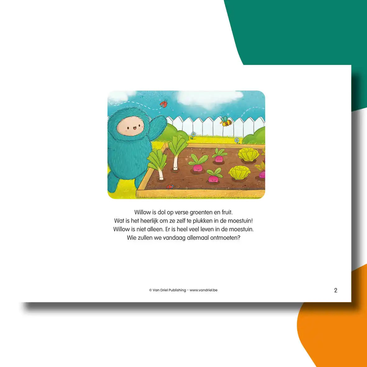Willow in de moestuin | kamishibai vertelplaten
