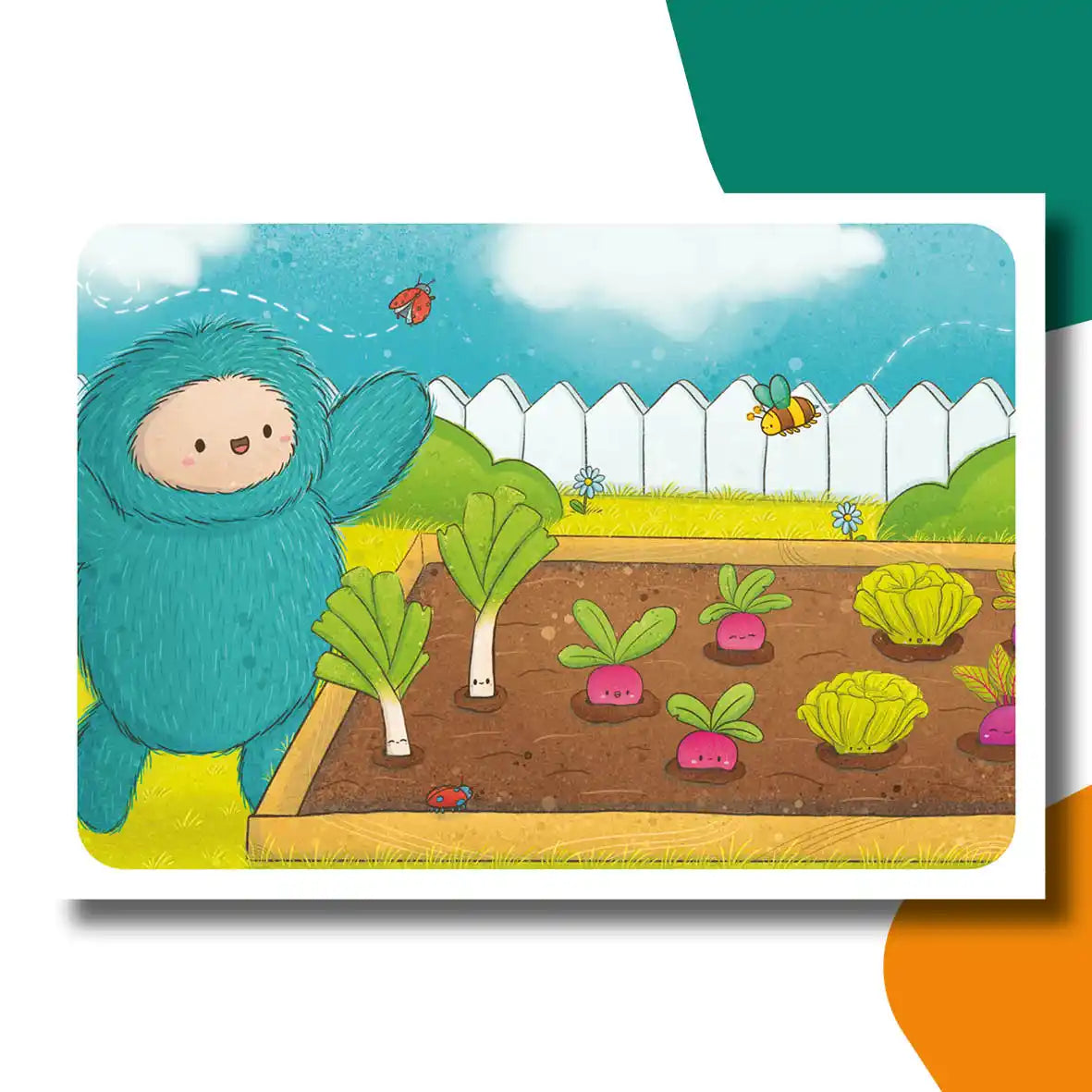 Willow in de moestuin | kamishibai vertelplaten