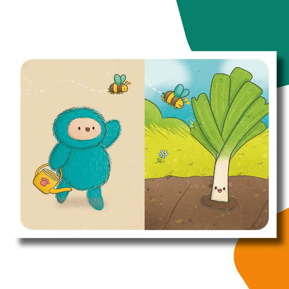 Willow in de moestuin | kamishibai vertelplaten