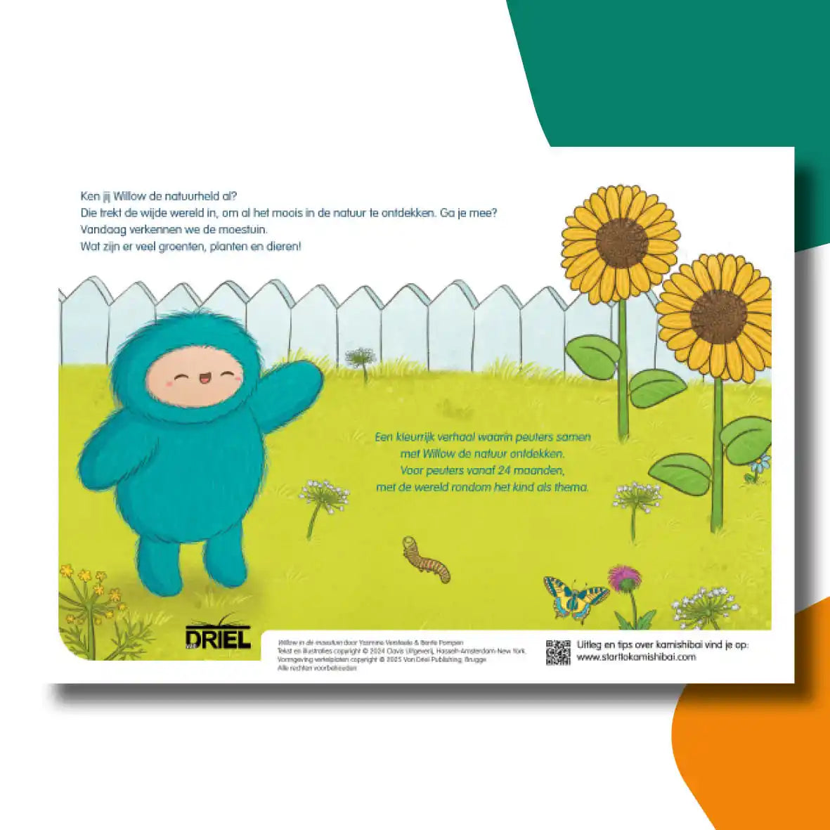 Willow in de moestuin | kamishibai vertelplaten
