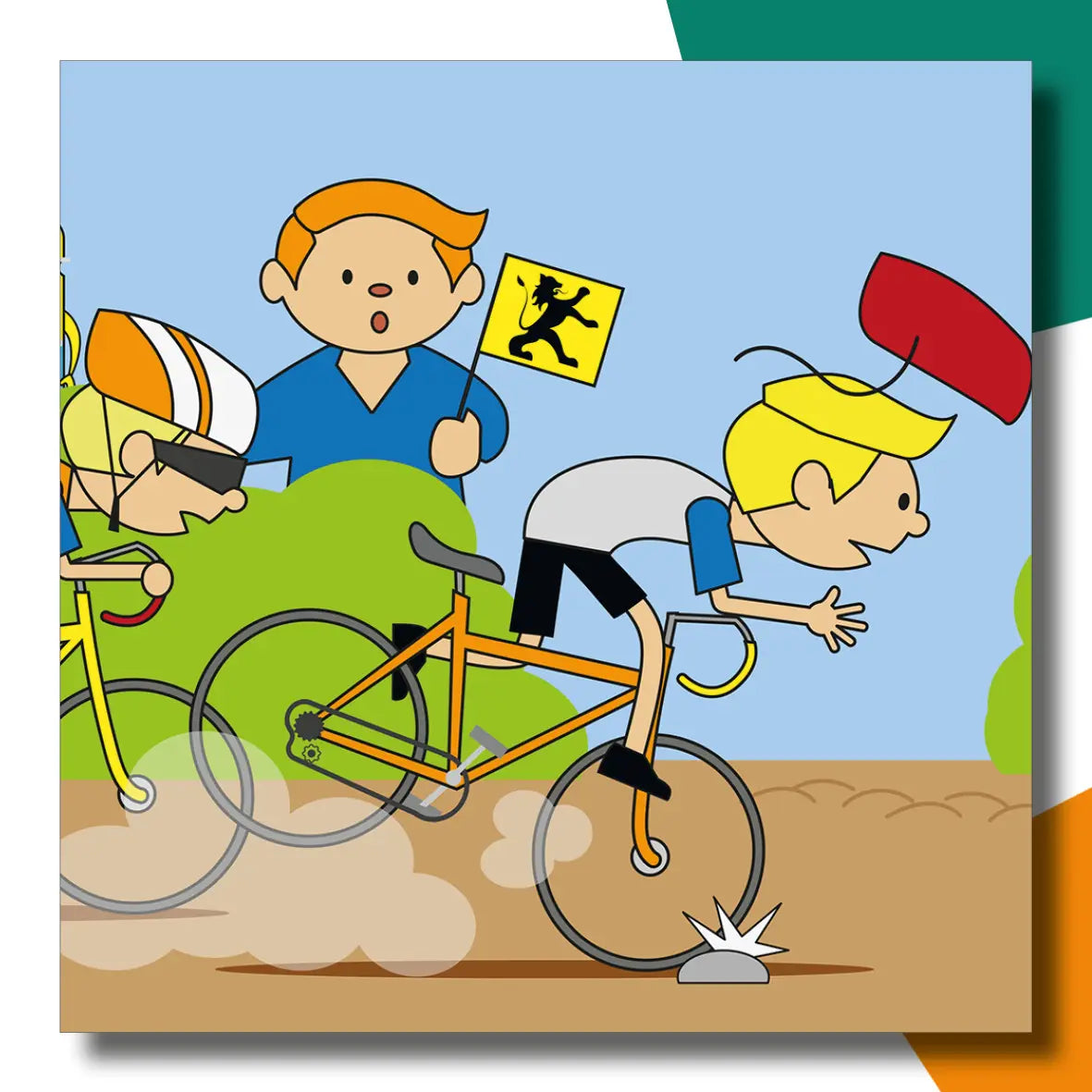 De bidon van de Ronde van Vlaanderen | Terènce Van Driel & Julie Rodríguez
