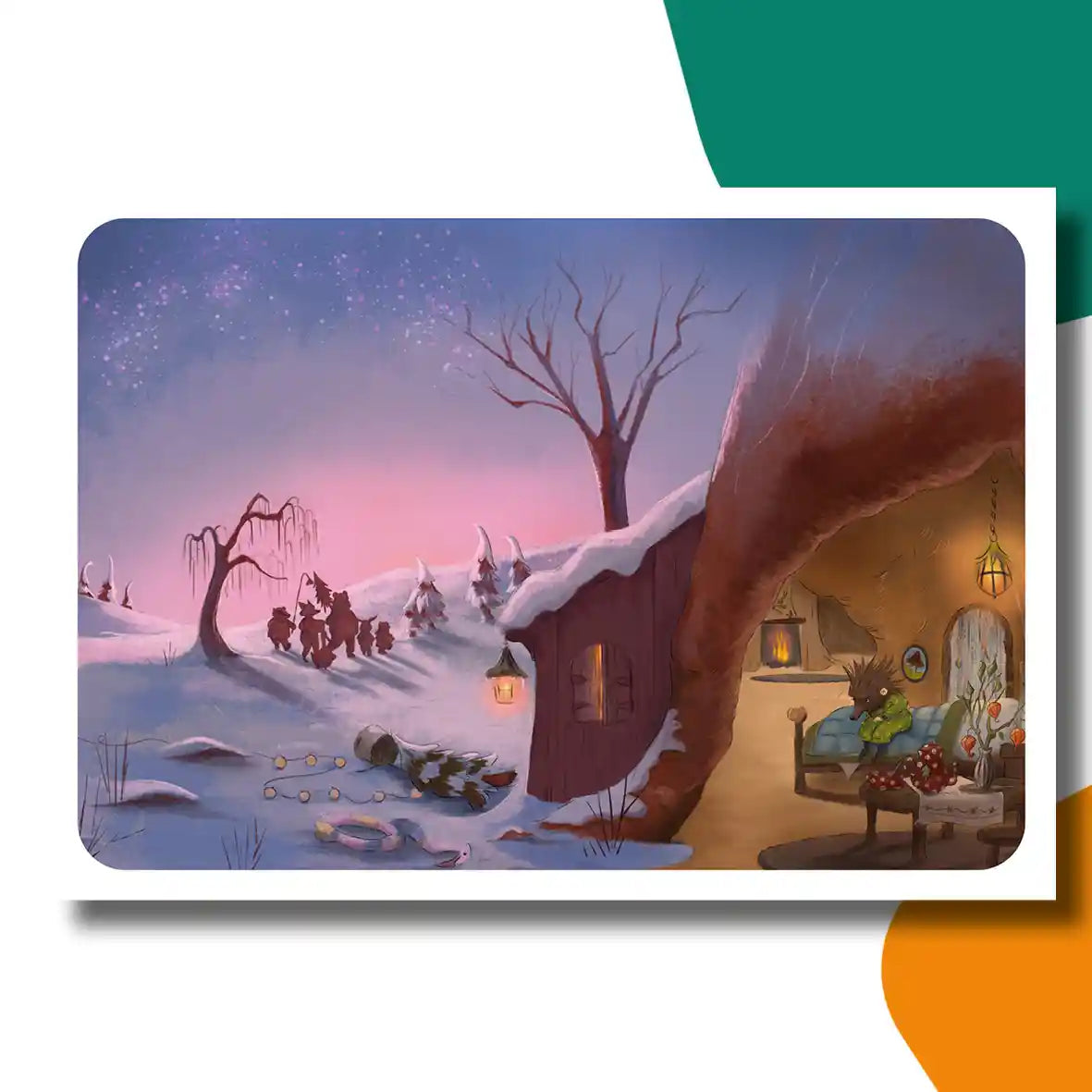 Egeltjes wonderlijke winter | kamishibai vertelplaten