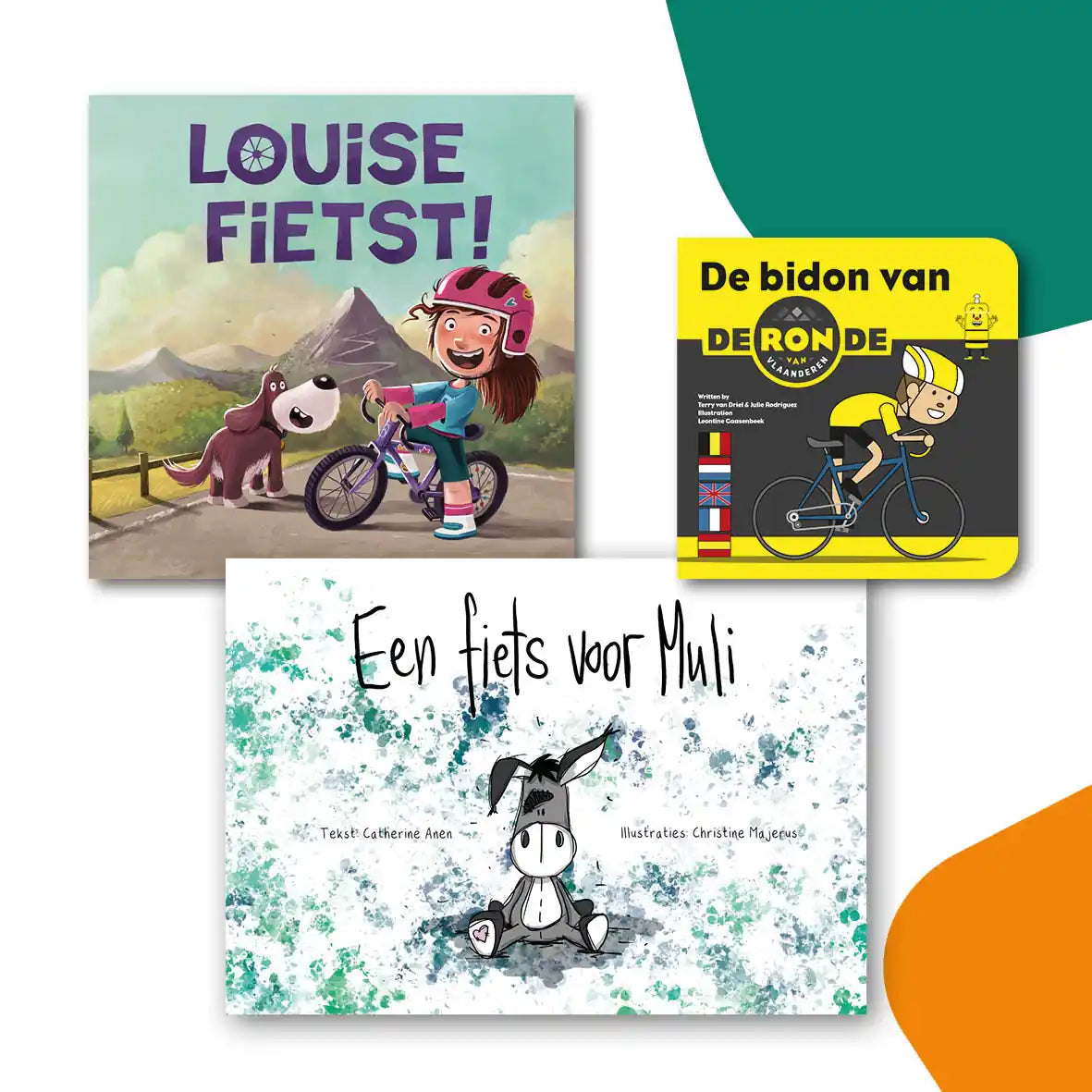 Boekpakket – Op de fiets! | 3 kinderboeken