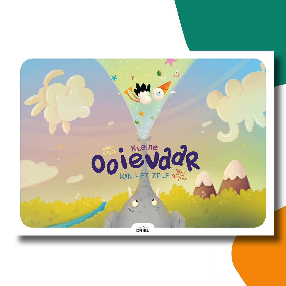 Kleine ooievaar kan het zelf | kamishibai vertelplaten