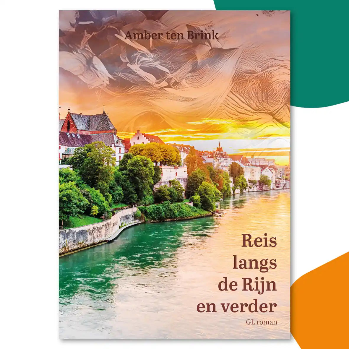 Reis langs de Rijn en verder | Grootletterboek | Amber ten Brink